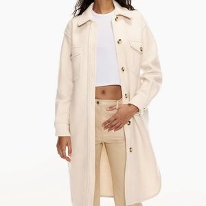 Aritzia The Ganna Long Shirt Jacket